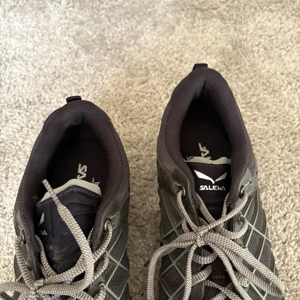 Salewa MS Wildfire Hiking Shoe Mens 12 Black Olive Approach 7625